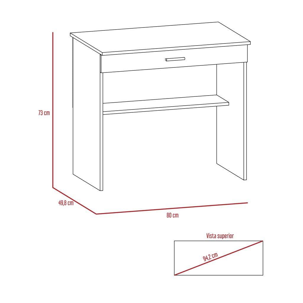 Escritorio Eros color Blanco para Oficina.