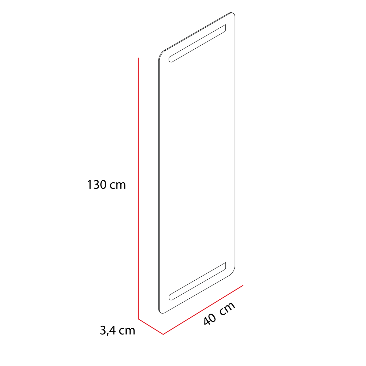 Espejo Melilla Led Touch Reflekta