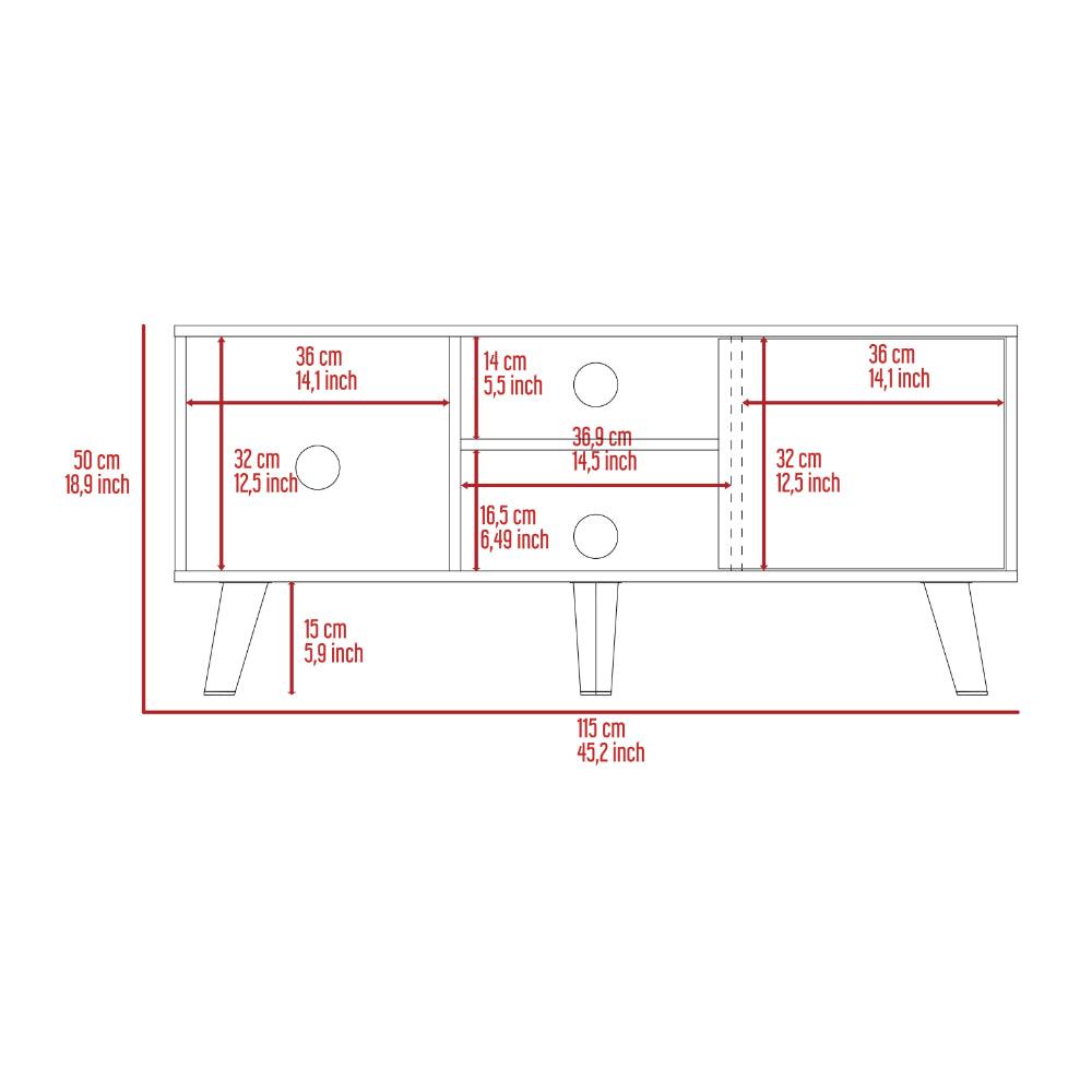 Rack para TV Cincinatti RTA Coñac