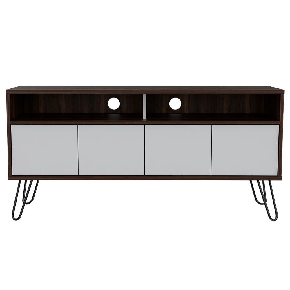 Rack tv 55'' 60 X 120 Vassel RTA Habano Blanco
