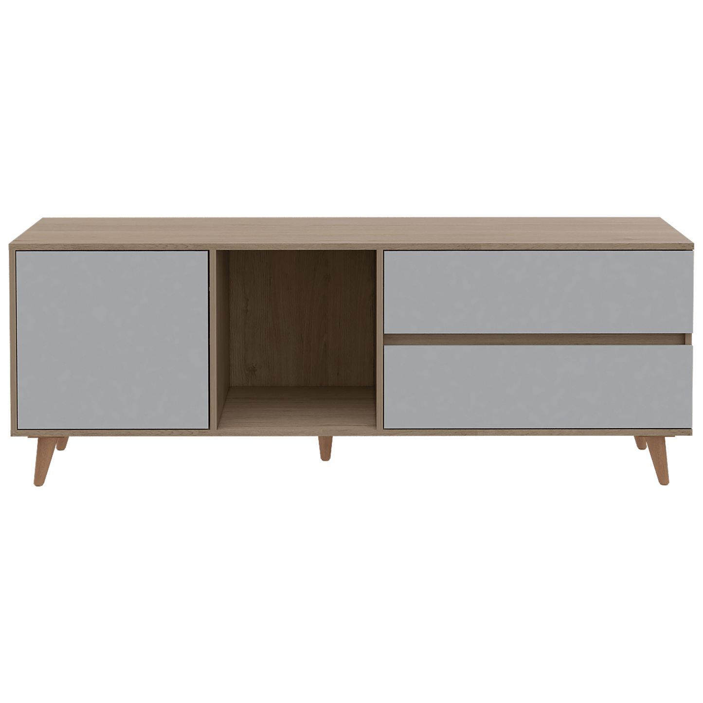 Rack para TV Acacia RTA Rovere + Blanco