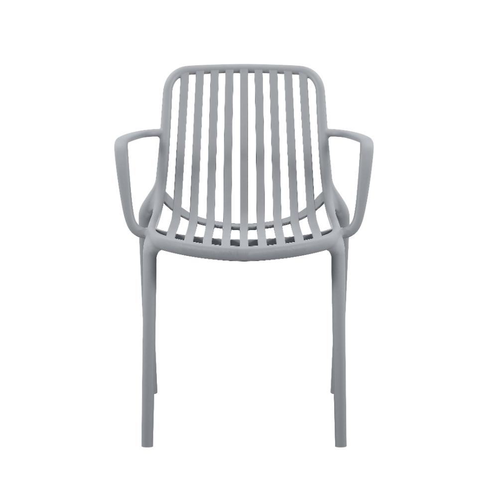Set de 3 Sillas Premium, Color Verde - Gris y Taupe, con Espaldar