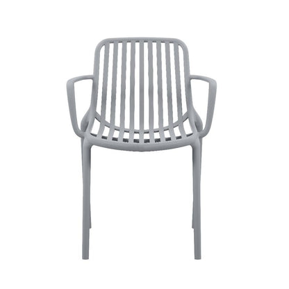 Set de 3 Sillas Premium, Color Verde - Gris y Taupe, con Espaldar