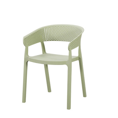 Silla Manaos, Verde, con Espaldar Minimalista y Diseño Moderno, detalle