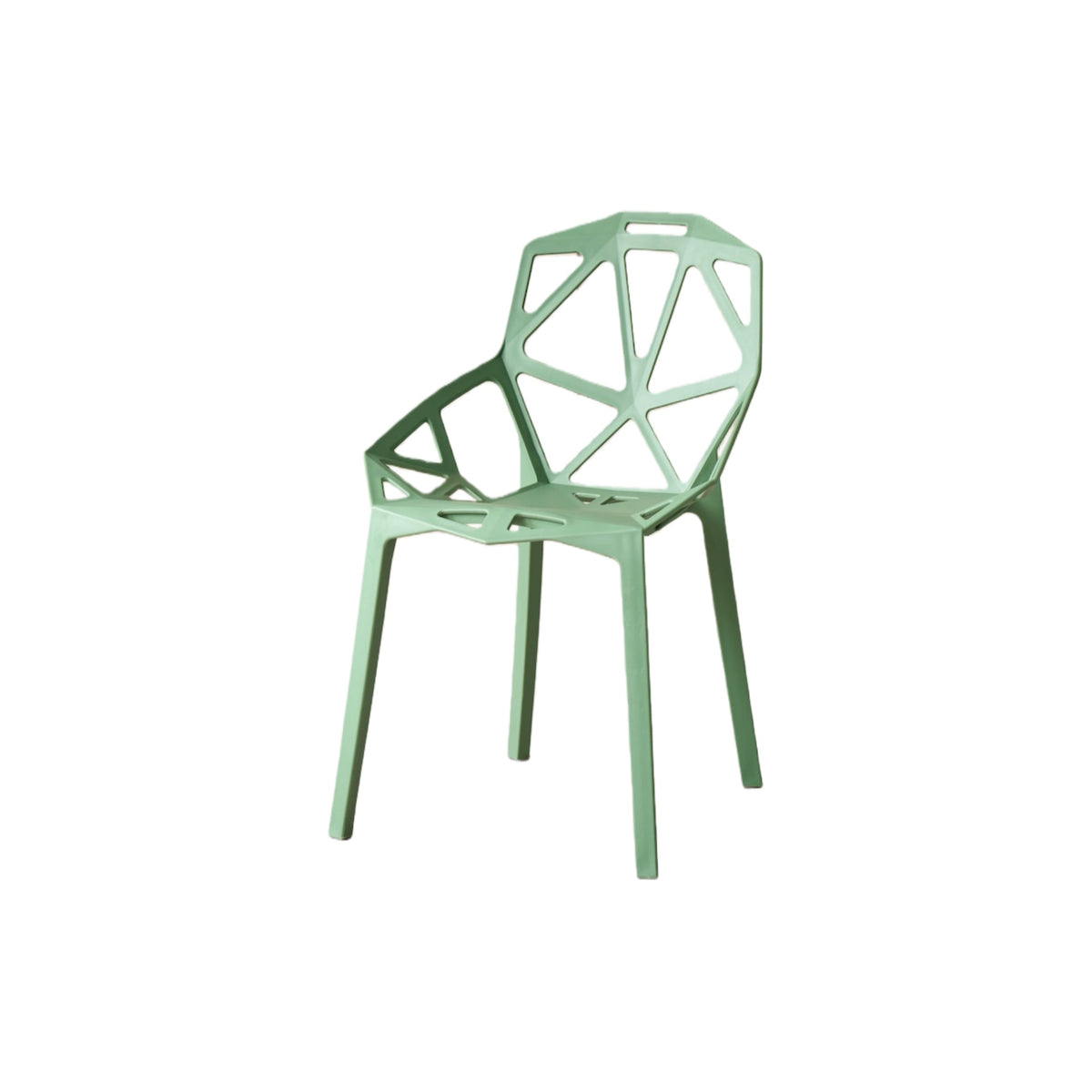 Silla Roxy, Color Verde, con Espaldar y Diseño Moderno, medidas