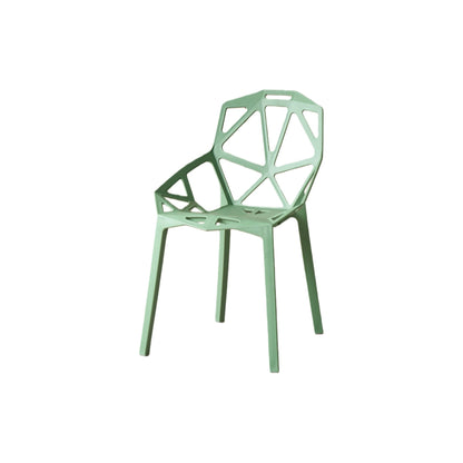 Silla Roxy, Color Verde, con Espaldar y Diseño Moderno, medidas
