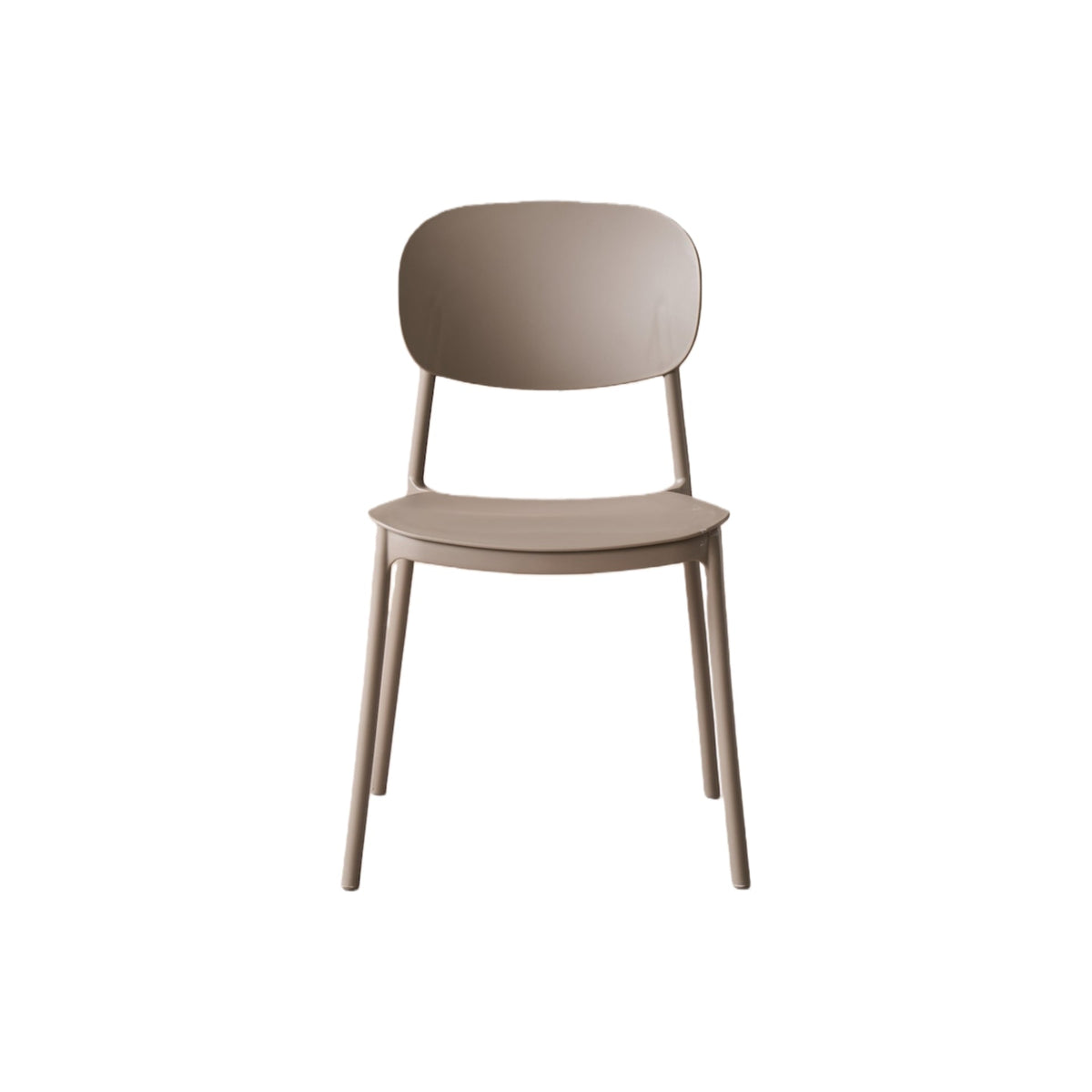 Silla Milán, Color Taupe, con Espaldar y Diseño Moderno, detalle de acabado