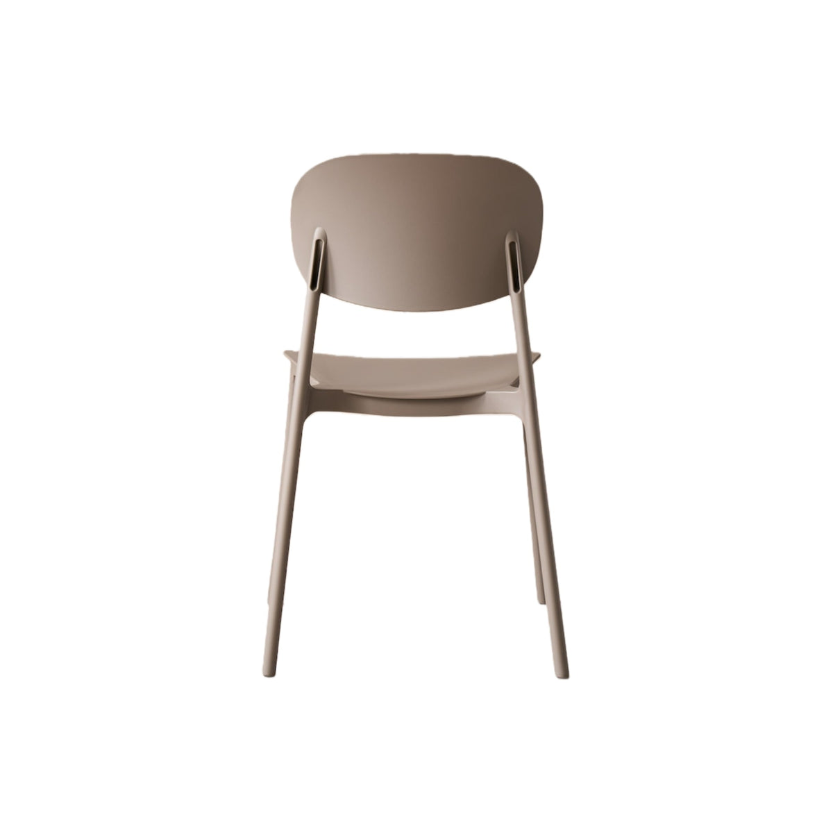 Silla Milán, Color Taupe, con Espaldar y Diseño Moderno, detalle interior