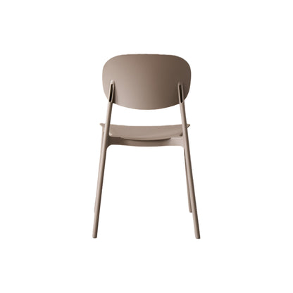 Silla Milán, Color Taupe, con Espaldar y Diseño Moderno, detalle interior