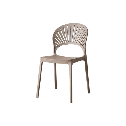 Set de 4 Sillas Paraíso, Color Taupe, con Espaldar y Diseño Moderno