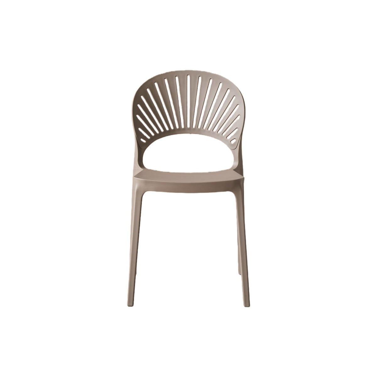 Set de 4 Sillas Paraíso, Color Taupe, con Espaldar y Diseño Moderno