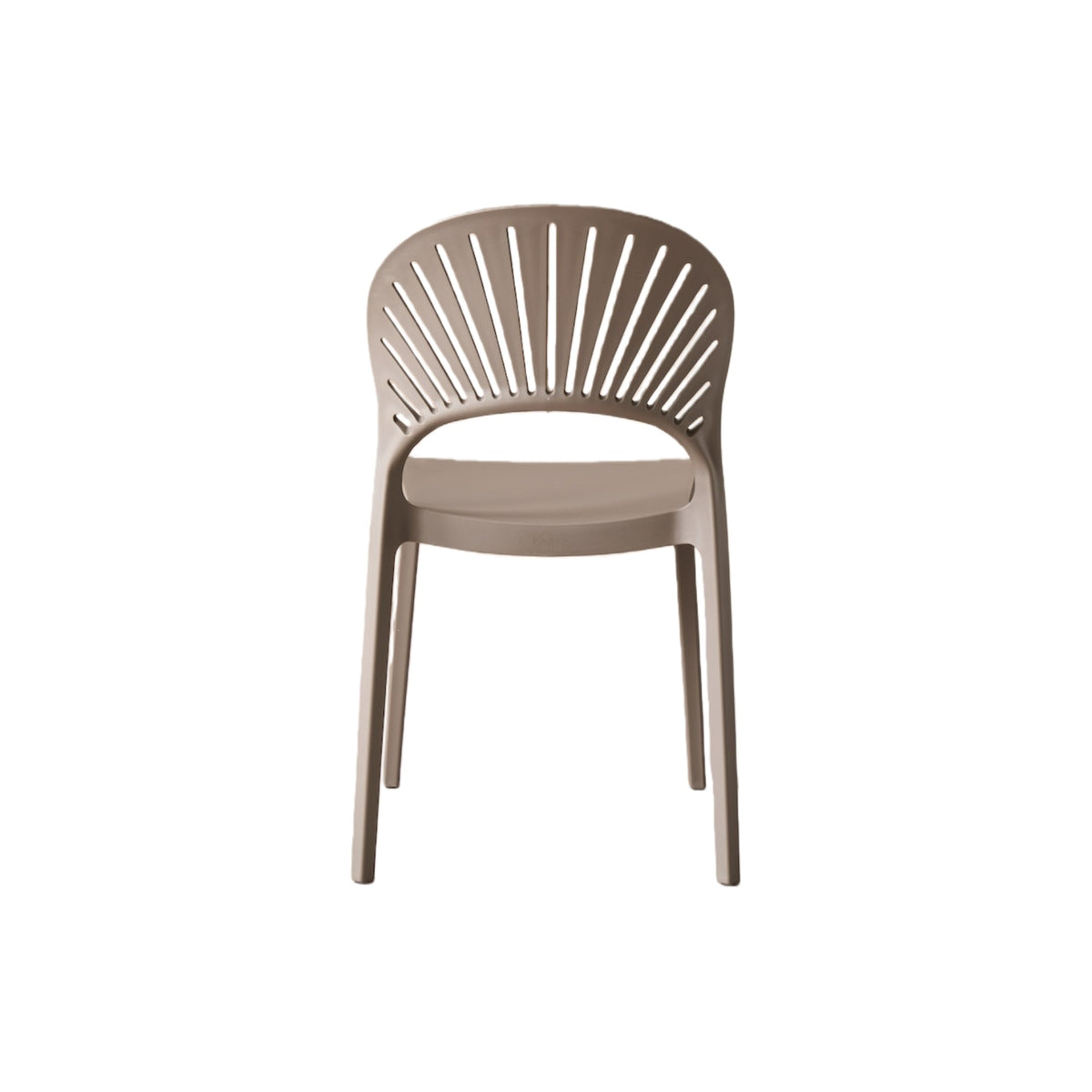 Set de 2 Sillas Paraíso, Color Taupe, con Espaldar y Diseño Moderno