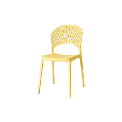 Silla Paraíso, Color Amarillo, con Espaldar y Diseño Moderno, en ambiente