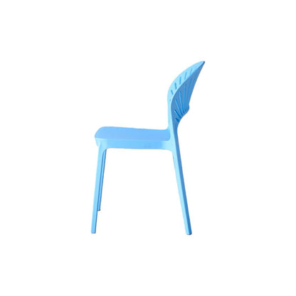 Silla Paraíso, Color Azul, con Espaldar y Diseño Moderno