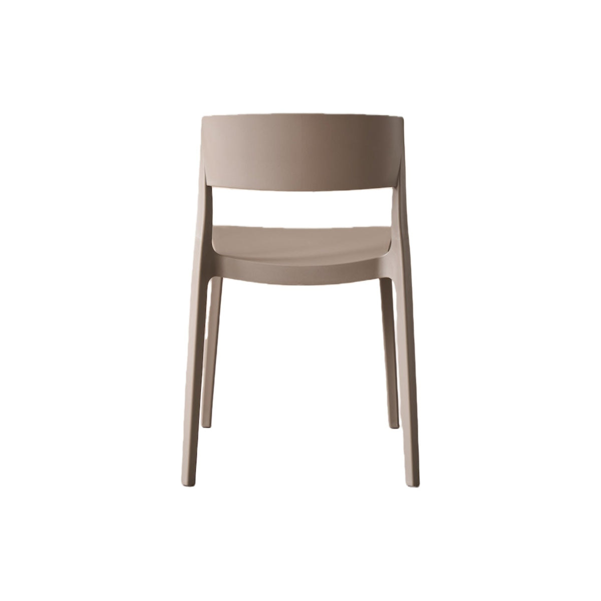 Set de 2 Sillas Mónaco, Color Taupe, con Espaldar y Diseño Moderno