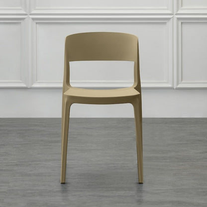 Set de 4 Sillas Mónaco, Color Khaki, con Espaldar y Diseño Moderno