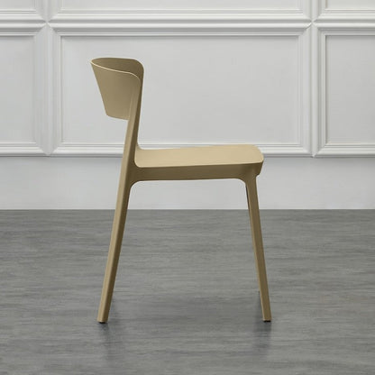 Set de 4 Sillas Mónaco, Color Khaki, con Espaldar y Diseño Moderno