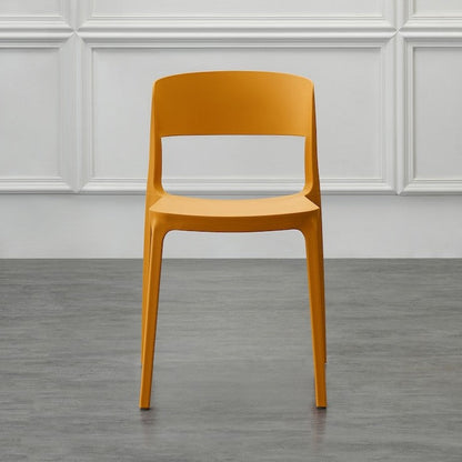 Silla Mónaco, Color Naranja, Diseño Moderno