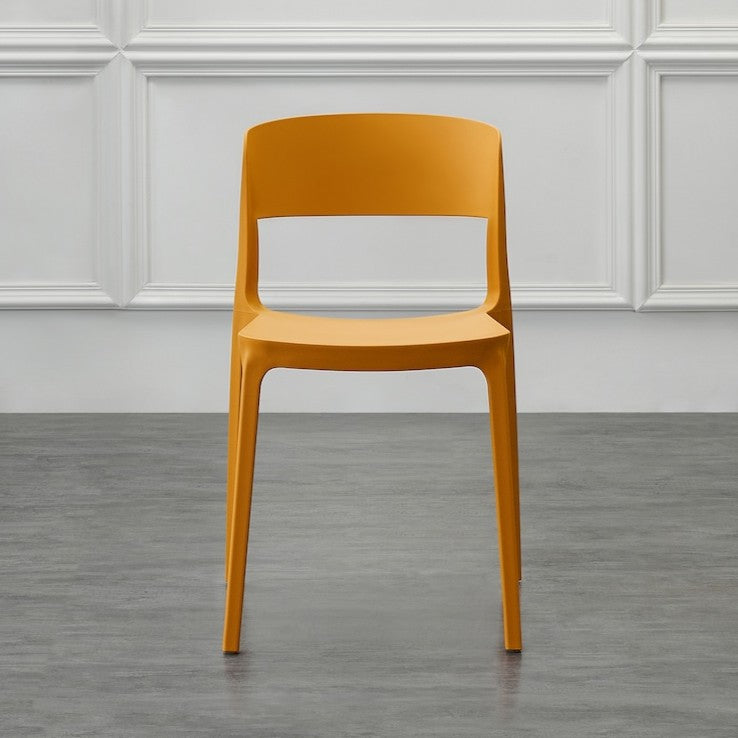 Set de 2 Sillas Mónaco, Color Naranja, Diseño Moderno