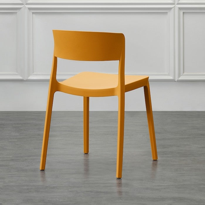 Set de 2 Sillas Mónaco, Color Naranja, Diseño Moderno