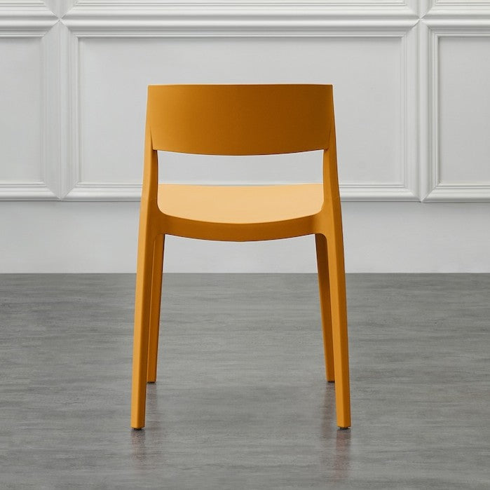 Set de 2 Sillas Mónaco, Color Naranja, Diseño Moderno