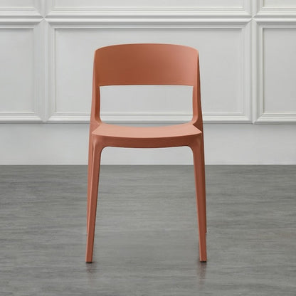 Silla Mónaco, Color Salmón, con Espaldar y Diseño Moderno