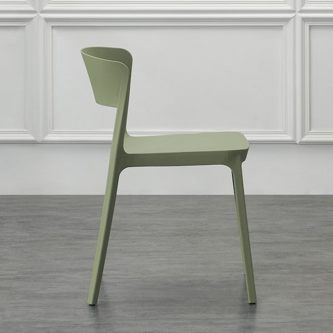 Set de 2 Sillas Mónaco, Color Verde, con Espaldar y Diseño Moderno