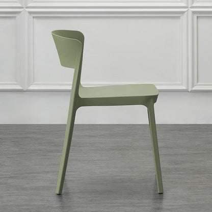 Set de 4 Sillas Mónaco, Color Verde, con Espaldar y Diseño Moderno
