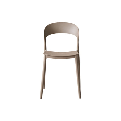 Silla Patrick, Color Taupe, con Espaldar y Diseño Moderno