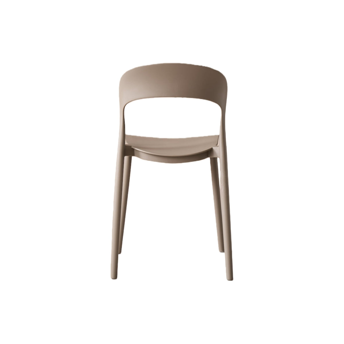 Silla Patrick, Color Taupe, con Espaldar y Diseño Moderno