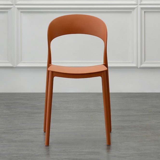 Silla Patrick, Color Terracota, con Espaldar y Diseño Moderno