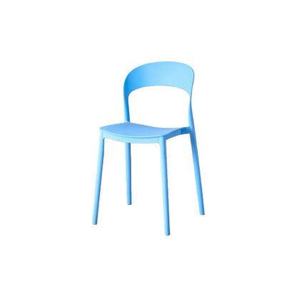 Silla Patrick, Color Azul, con Espaldar y Diseño Moderno