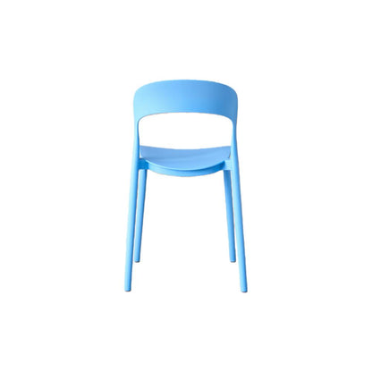Silla Patrick, Color Azul, con Espaldar y Diseño Moderno