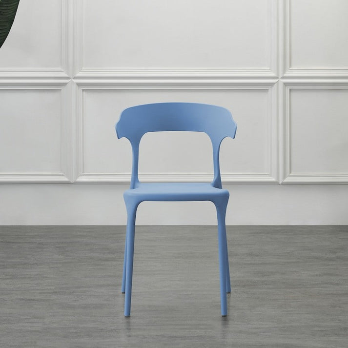 Silla Elena, Color Azul Oceano, con Espaldar y Diseño Moderno – Espejos ...