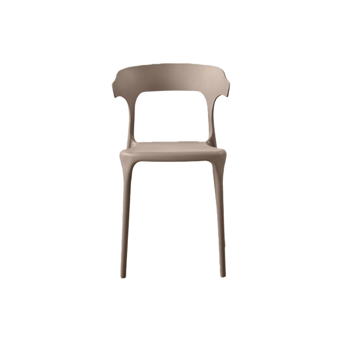 Set de 4 Sillas Elena, Color Taupe, Diseño Moderno, vista superior