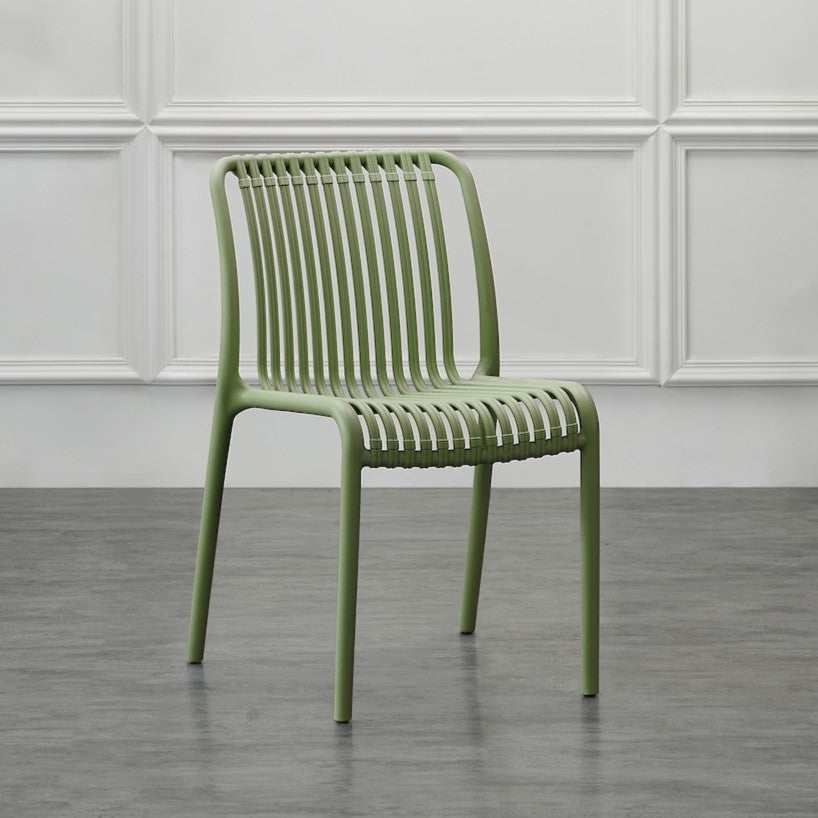 Set de 2 Sillas Terra, Color Verde, con Espaldar