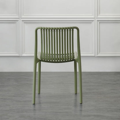 Set de 2 Sillas Terra, Color Verde, con Espaldar