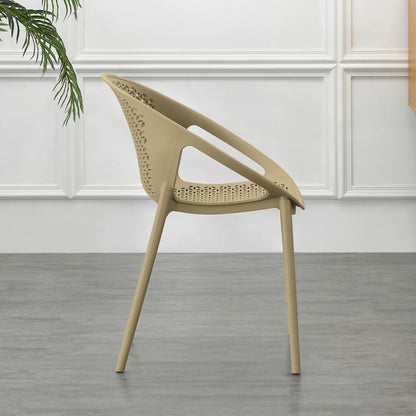 Silla Selva con Brazos, Color Khaki, con Espaldar