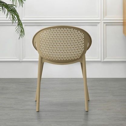 Silla Selva con Brazos, Color Khaki, con Espaldar