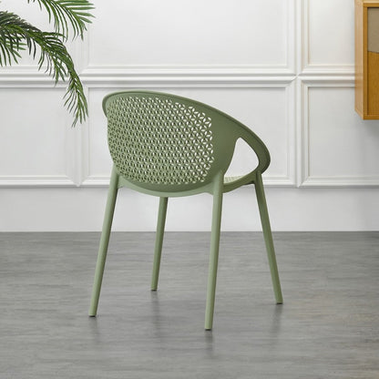 Silla Selva con Brazos, Color Verde, con Espaldar