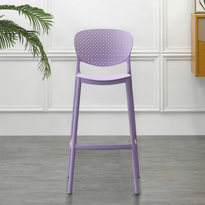 Silla para Bar Río, Color Lila, Diseño Moderno