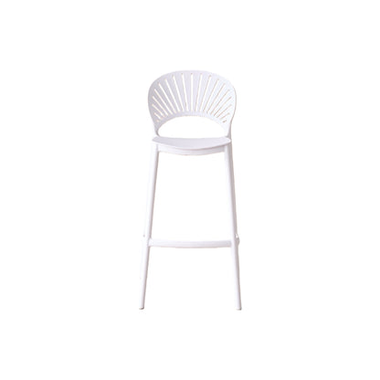 Set de 2 Sillas para Bar Paraíso, Color Blanco, Diseño Moderno