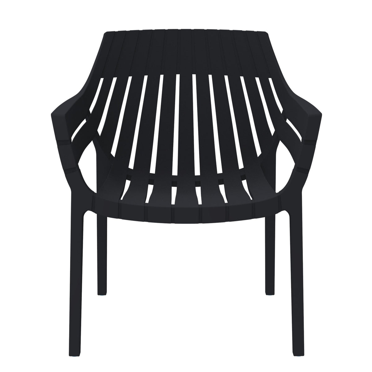 Set de 4 Sillas con Brazos Arena, Negro, con Espaldar y Diseño Moderno