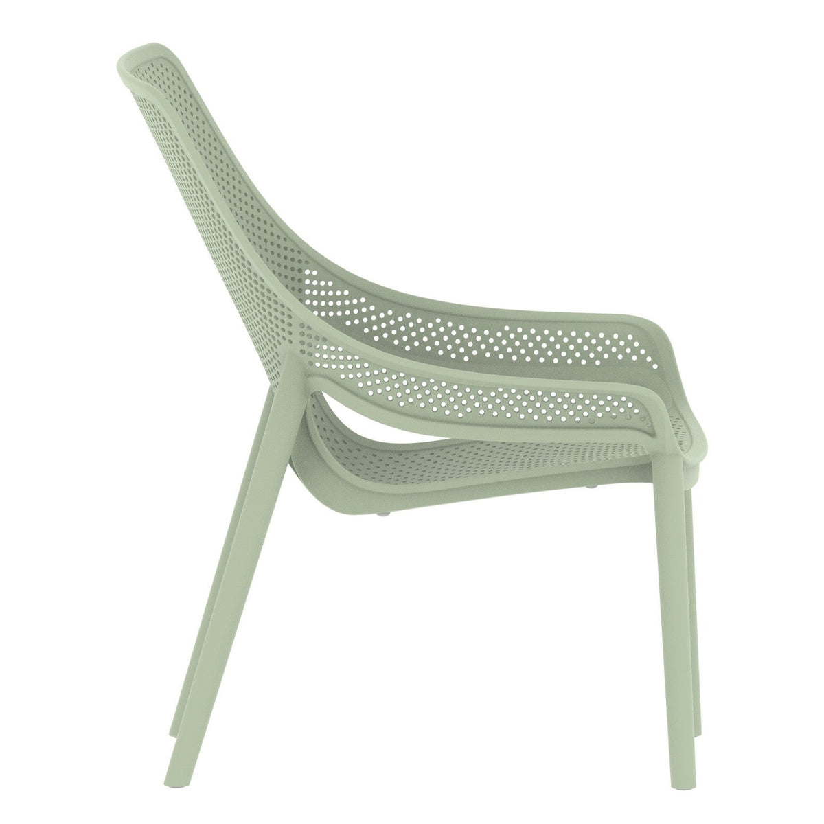 Set de 2 Sillas Lounge Ibiza, Verdematcha, con Espaldar y Reposa Brazos
