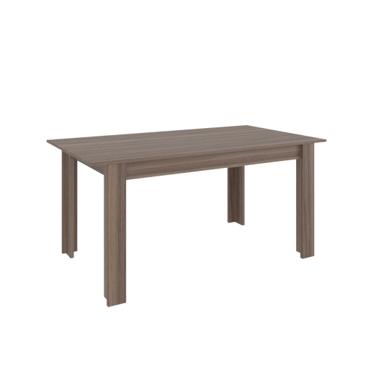 Mesa para Comedor Estrella 160, Avellana, con Espacio para Cuatro Personas, No Incluye Sillas