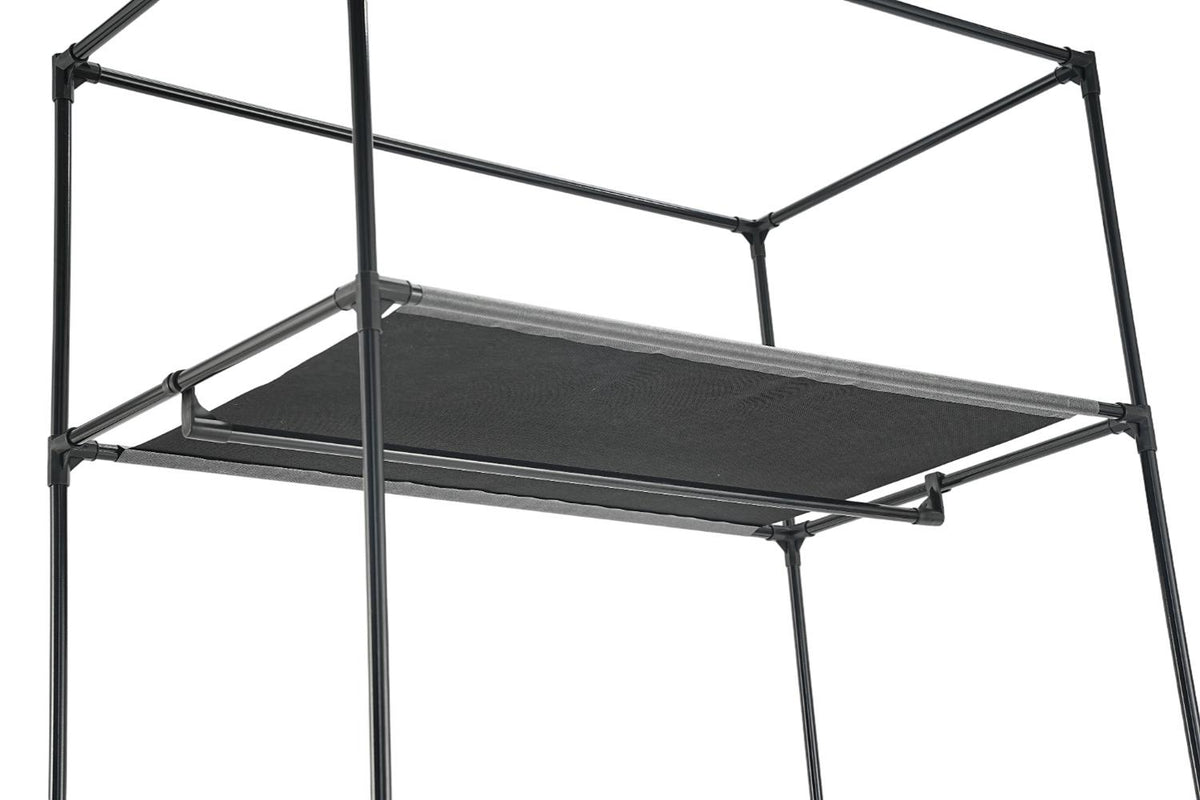 Closet Organizador Tuco, Negro, De tela, con espacio para organizar ropa