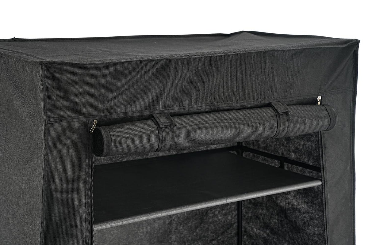Closet Organizador Tuco, Negro, De tela, con espacio para organizar ropa