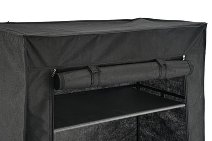 Closet Organizador Tuco, Negro, De tela, con espacio para organizar ropa