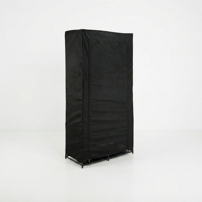 Closet Organizador Ena, Negro, En tela con variedad de entrepaños