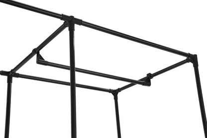 Closet Organizador Ena, Negro, En tela con variedad de entrepaños